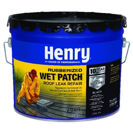 WET PATCH Henry Smooth Black Asphalt AllWeather Roof Cement 33 gal HE208R061